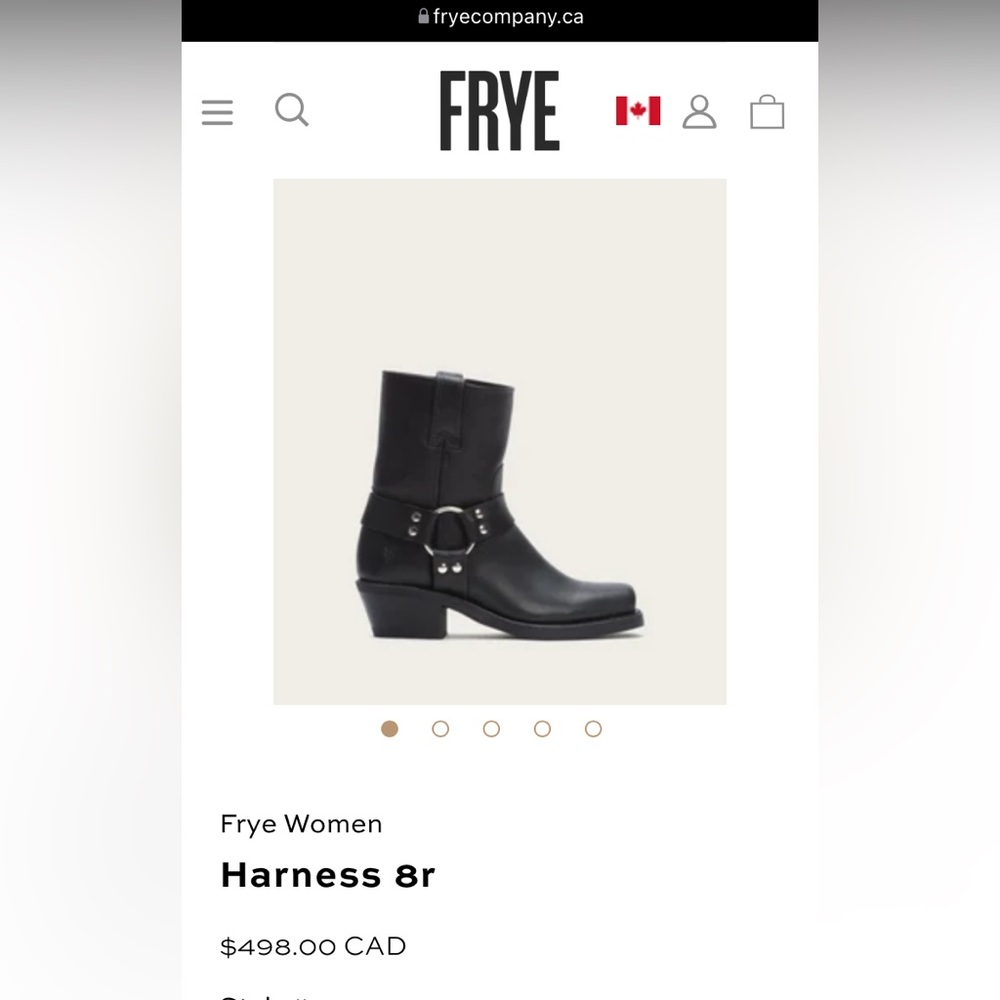 FRYE harness boots women’s genuine leather. Amazing deal! Sz 6.5.